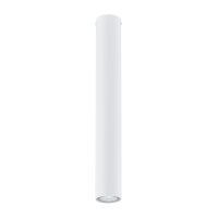 Plafonnier métal D : 6 cm H : 45 cm Blanc GU10...