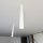 Plafonnier métal D : 6 cm H : 45 cm Blanc GU10 Apparent