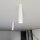 Spot métal rond D : 6 cm H : 30 cm Apparent Blanc GU10 Moderne
