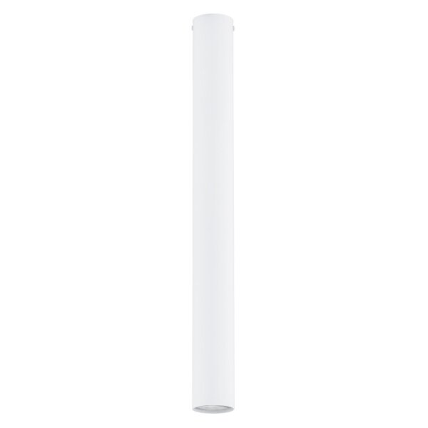 Spot apparent étroit Ø 6 cm H : 60 cm Métal blanc GU10