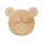 Applique enfant avec interrupteur fiche ours bois clair E14