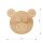 Applique enfant avec interrupteur fiche ours bois clair E14