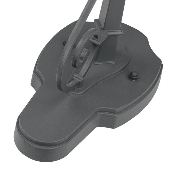 Lampe dextérieur Rustikal E27 Gris Verre Alu H : 54 cm IP23