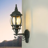 Lampe dextérieur Rustikal E27 Gris Verre Alu H :...