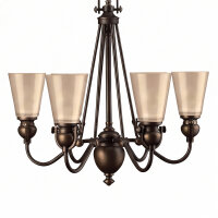 Lustre ANABELL 7 Bronze 6xE27 raccourcissable Lampe