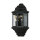Applique Extérieur IP44 Verre Alu H : 43 cm 2x E27 Noir
