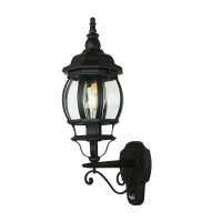 Applique dextérieur Noir E27 H : 54 cm Rustique...