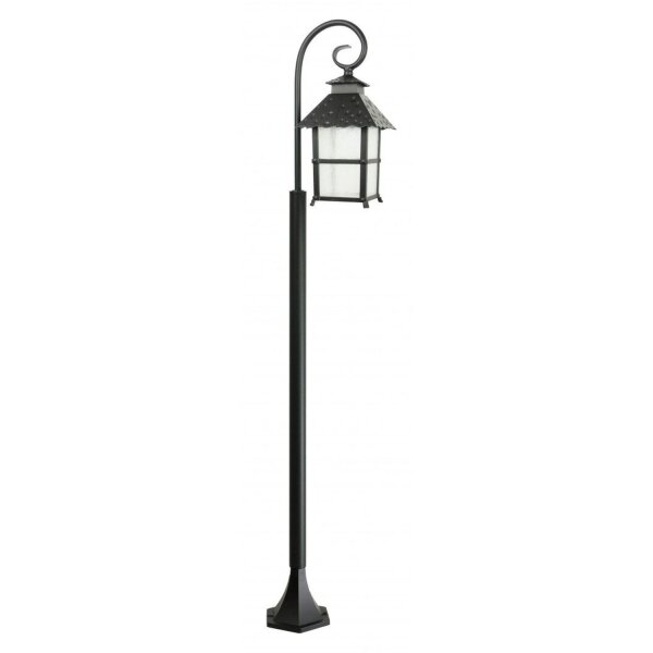 Lampe dallée rustique noire 146 cm IP43 E27
