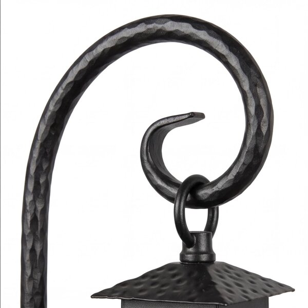 Lampe dallée rustique noire 146 cm IP43 E27