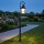 Lampe dallée rustique noire 146 cm IP43 E27