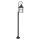 Lampe dallée rustique noire 146 cm IP43 E27