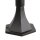 Lampe dallée rustique noire 146 cm IP43 E27