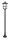 Lampe dextérieur rustique KINGFISHER aluminium noir