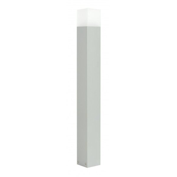 Luminaire dallée argenté 100 cm IP44 carré à faible éblouissement