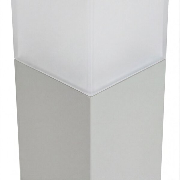 Luminaire dallée argenté 100 cm IP44 carré à faible éblouissement