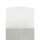 Luminaire dallée argenté 100 cm IP44 carré à faible éblouissement