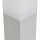 Luminaire dallée argenté 100 cm IP44 carré à faible éblouissement