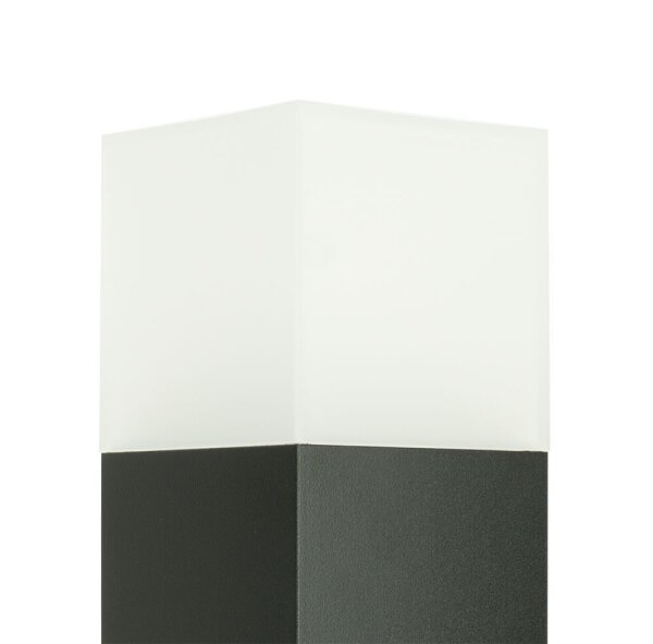 Luminaire dallée noir 100 cm IP44 à faible éblouissement carré