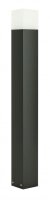 Luminaire dallée noir 100 cm IP44 à faible...