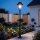 Lampe dallée 167cm Rustique E27 IP43 Noir