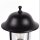 Lampe dallée 167cm Rustique E27 IP43 Noir
