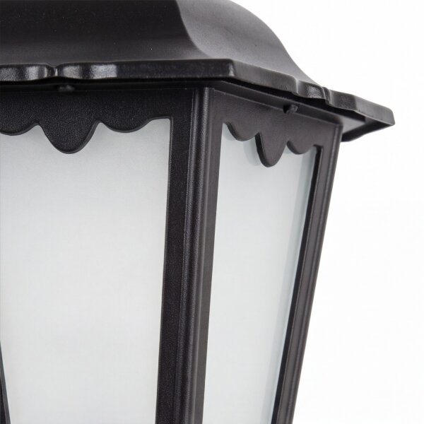 Lampe dallée rustique noire 164cm IP43 E27