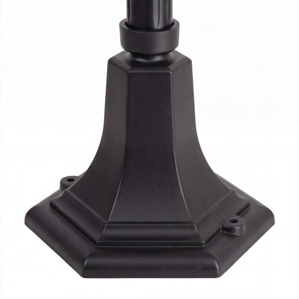 Lampe dallée rustique noire 164cm IP43 E27