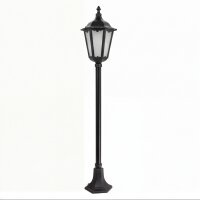 Lampe dallée rustique noire 164cm IP43 E27