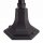 Lampe dallée rustique noire 164cm IP43 E27