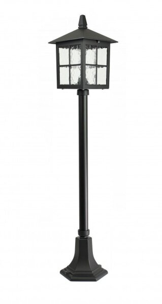 Lampe dallée rustique BAARLE Noir IP43