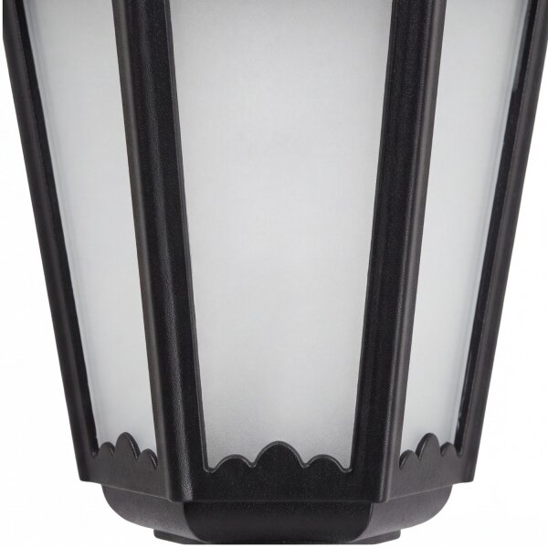 Lampe dallée rustique DILSEN Noir 106cm IP43