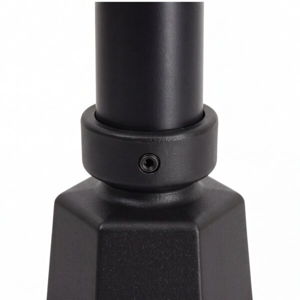 Lampe dallée rustique DILSEN Noir 106cm IP43
