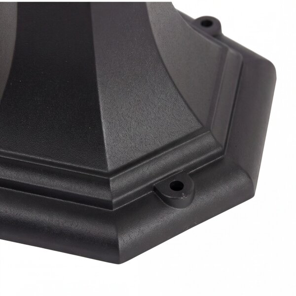 Lampe dallée rustique DILSEN Noir 106cm IP43