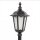 Lampe dallée rustique DILSEN Noir 106cm IP43