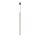 Lampe à suspendre métal Ø 2,5 cm brun mat rond G9 réglable
