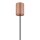 Suspension étroite G9 Ø 2,5 cm en cuivre mat métal moderne