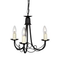 Lustre GOTICA 5 Noir &Oslash;37cm Lampe de table &agrave;...