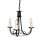 Lustre GOTICA 5 Noir &Oslash;37cm Lampe de table &agrave; manger