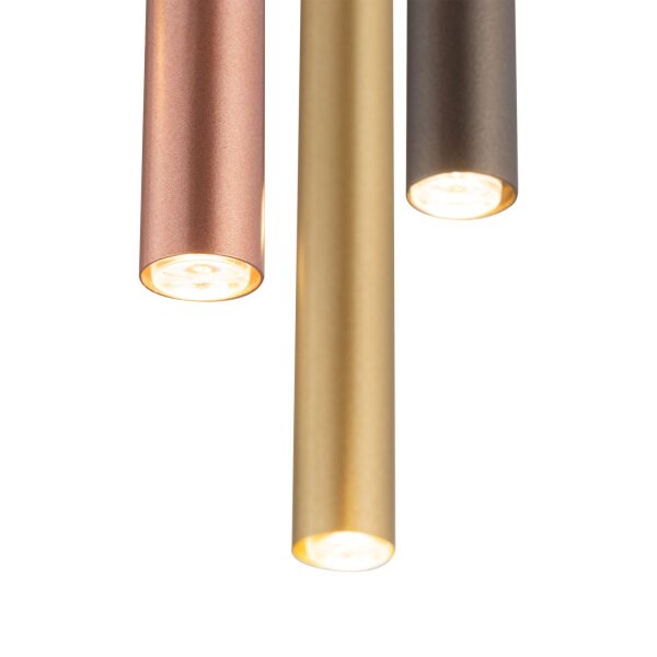 Suspension métal ajustable 7 flammes G9 Moderne CULT