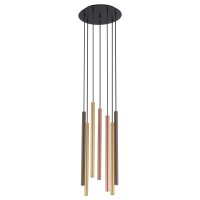 Suspension m&eacute;tal ajustable 7 flammes G9 Moderne CULT
