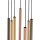 Suspension métal ajustable 7 flammes G9 Moderne CULT