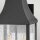 Applique extérieure IP44 noir antique H : 58 cm Vintage 2x E14