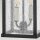 Applique extérieure IP44 noir antique H : 58 cm Vintage 2x E14