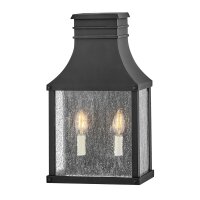 Lampe dextérieur Mur Vintage H : 44 cm IP44 noir...