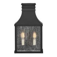 Lampe dextérieur Mur Vintage H : 44 cm IP44 noir...