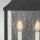 Lampe dextérieur Mur Vintage H : 44 cm IP44 noir antique 2x E14