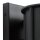 Applique dextérieur noir aluminium verre de pluie IP44 E27
