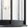 Applique dextérieur noir aluminium verre de pluie IP44 E27
