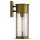 Applique extérieure verre de pluie E27 IP44 vintage en laiton antique