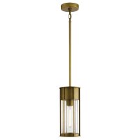 Lampe à suspendre extérieure IP44 en laiton...